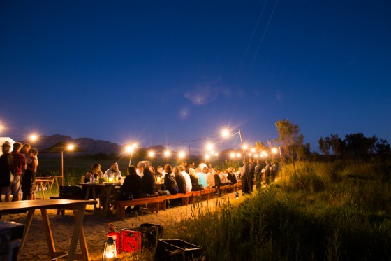 SulSolSal designed a special edition of Carne do Sol, a preserved food dining experience for Spier Secret 2014, Spier Secret Festival, Africa do Sul.