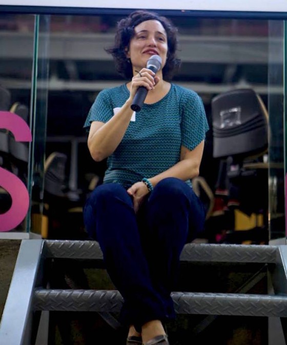 Nina Campos encantando na 2ª Confraria dos Repensadores.